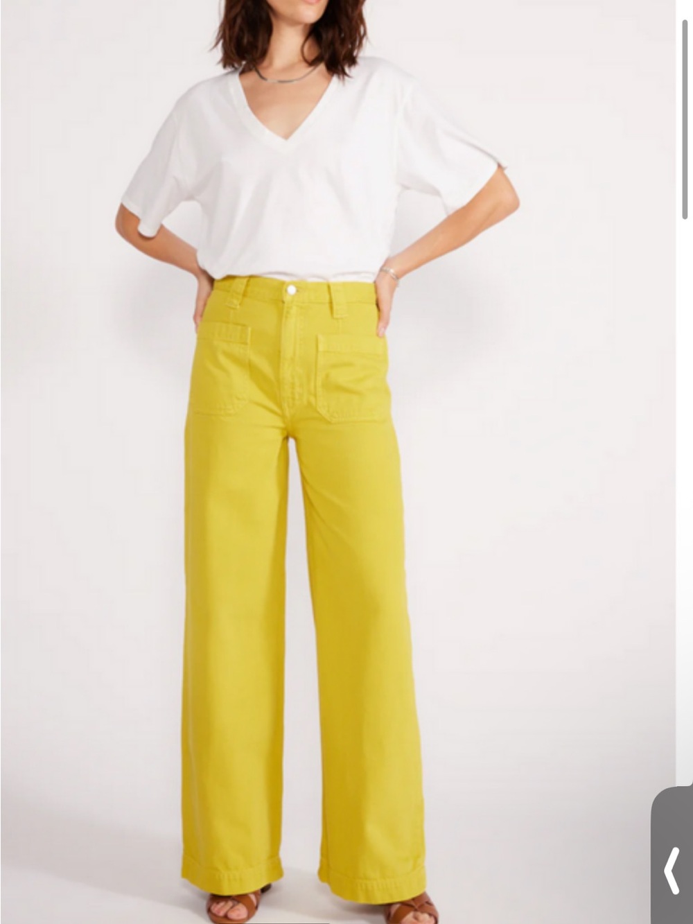 Women's Wide-Leg High-Rise Jeans in antique Moss